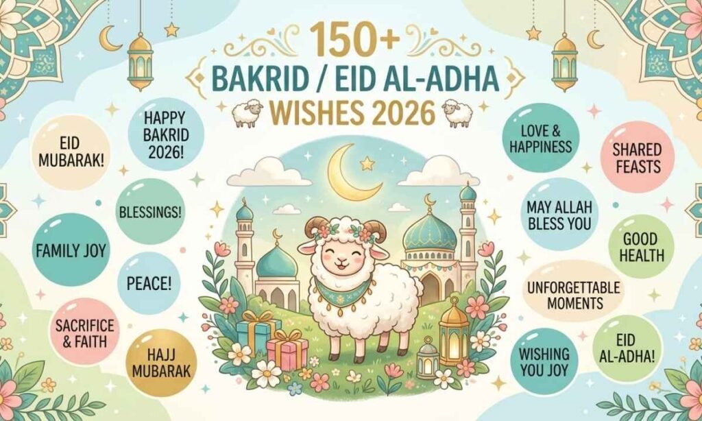 150+ Eid al-Adha Wishes 2026 – Heartfelt & Best 🐑