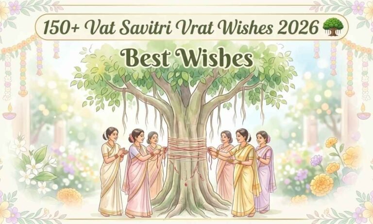 150+ Vat Savitri Vrat Wishes 2026 🌳 Best Wishes