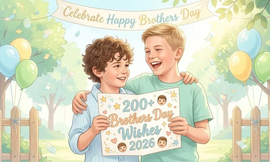 200+ Brothers Day Wishes 2026 – Heartfelt Messages 👦
