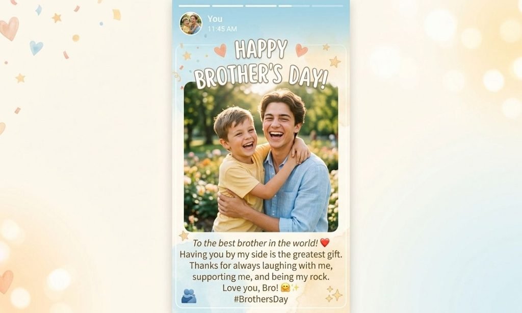 Brothers Day WhatsApp Status
