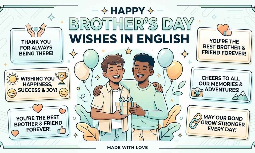 Brothers Day Wishes in English