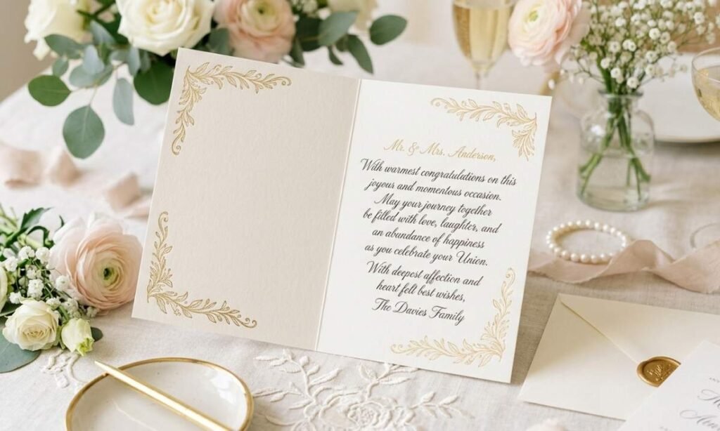 Formal / Card Wedding Wishes