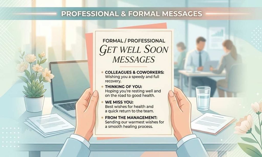 Formal Professional Get Well Soon Messages