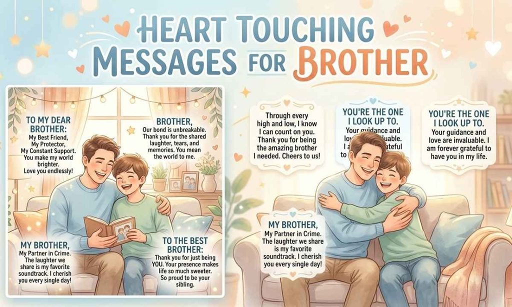 Heart Touching Messages for Brother