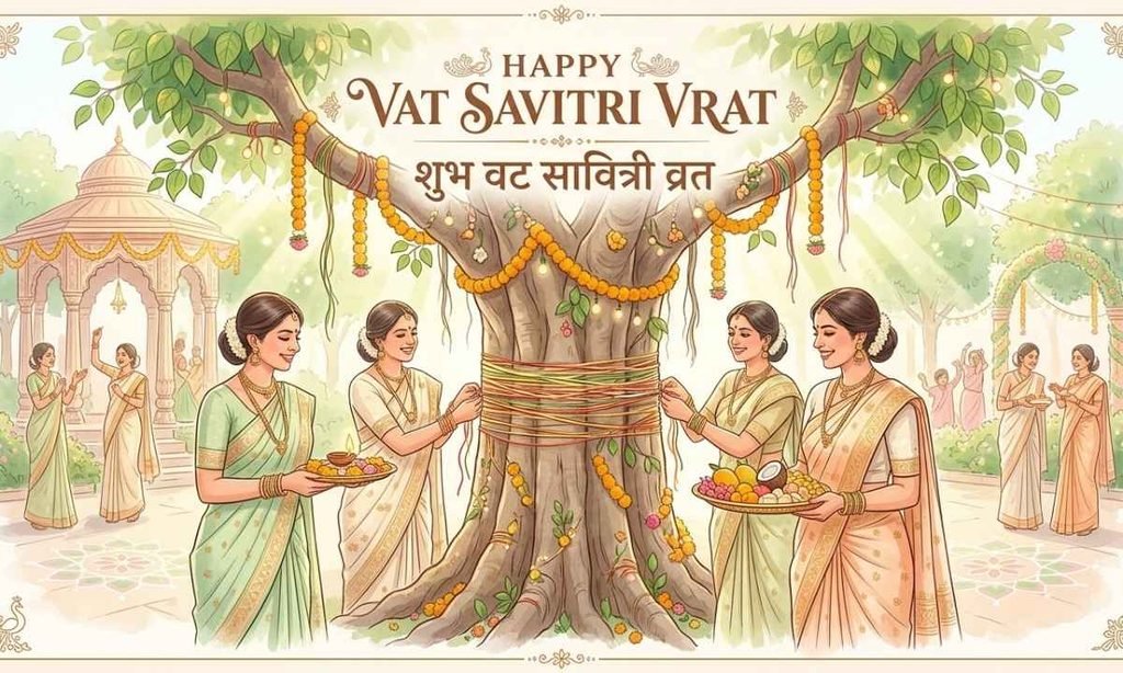 वट सावित्री व्रत की शुभकामनाएं — Hindi