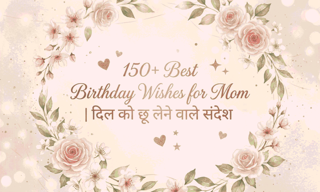 150+ Best Birthday Wishes for Mom दिल को छू लेने वाले संदेश