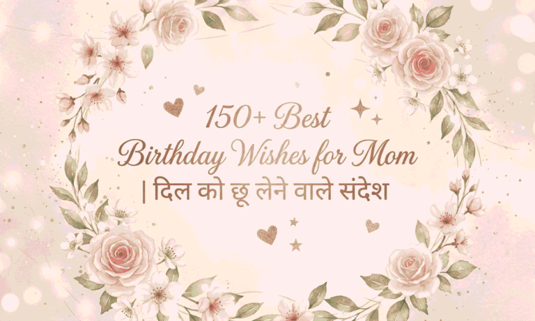 150+ Best Birthday Wishes for Mom दिल को छू लेने वाले संदेश