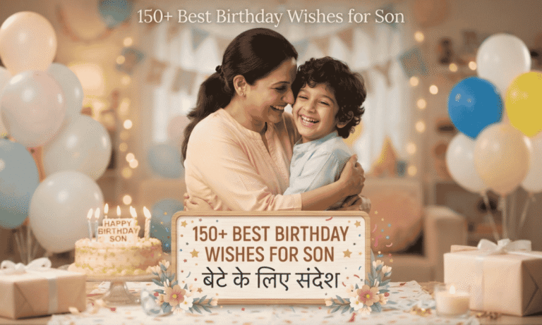 150+ Best Birthday Wishes for Son बेटे के लिए संदेश