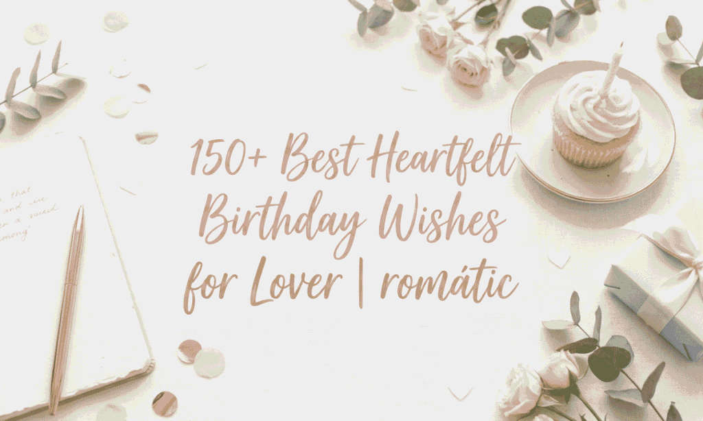 150+ Best Heartfelt Birthday Wishes for Lover रोमांटिक