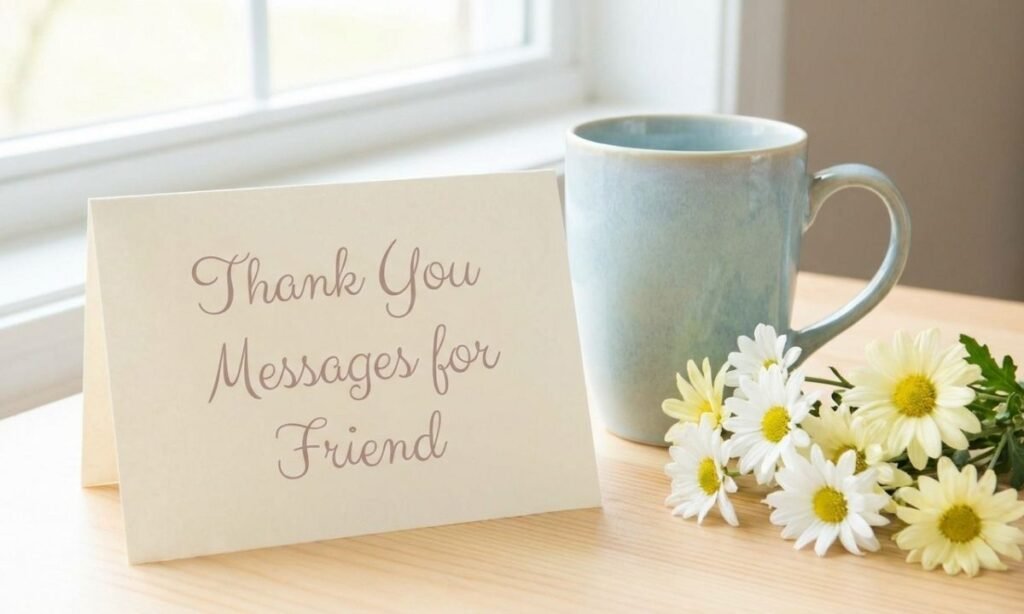 Thank You Messages for Friend