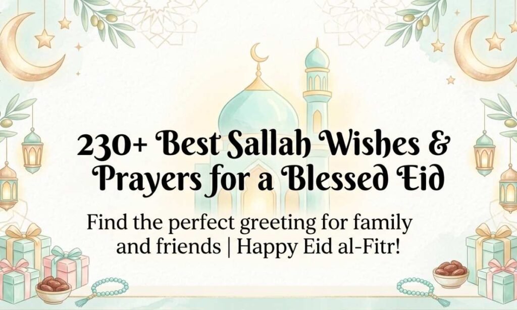 230+ Best Sallah Wishes and Prayers for a Blessed Eid