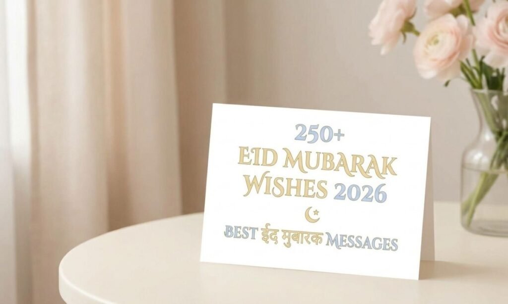 250+ Eid Mubarak Wishes 2026 — Best ईद मुबारक Messages 🌙
