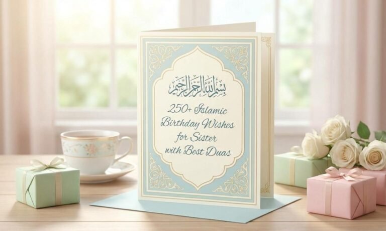 250+ Islamic Birthday Wishes for Sister with Best Duas