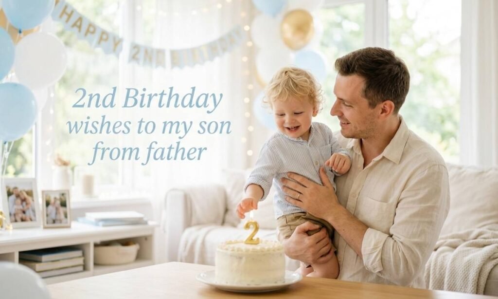 2nd Birthday wishes to my son from father