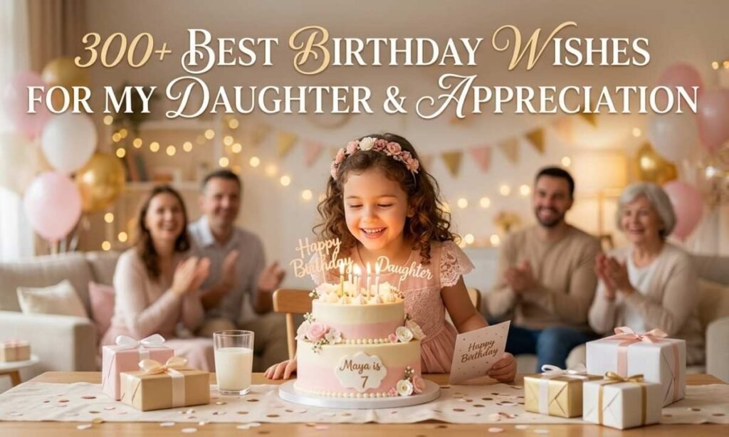 300+ Best Birthday Wishes for My Daughter & Appreciation