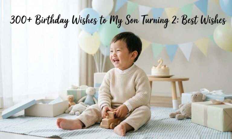 300+ Birthday Wishes to My Son Turning 2 Best Wishes