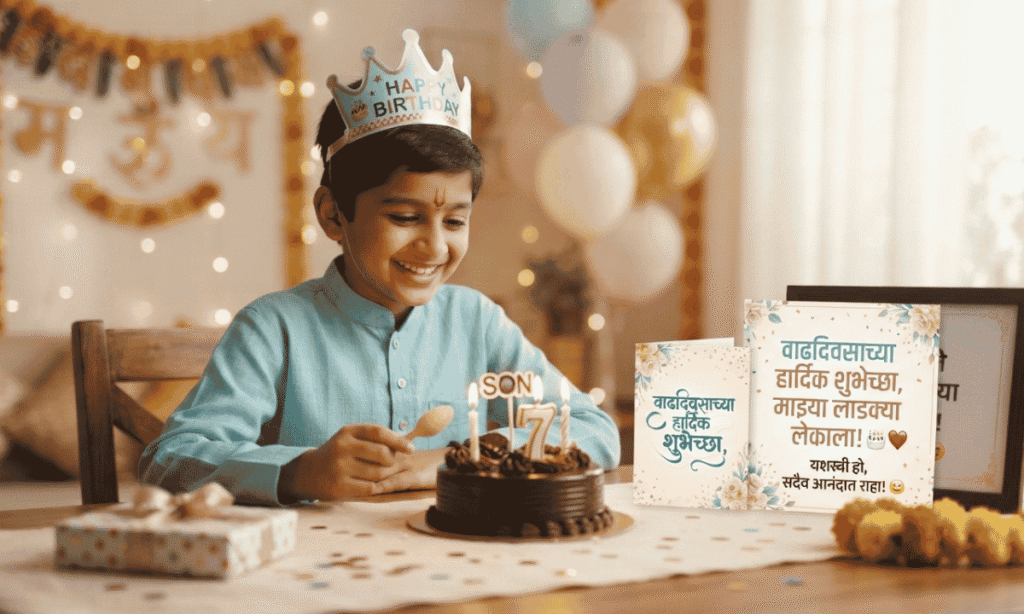 Best birthday wishes for son in marathi