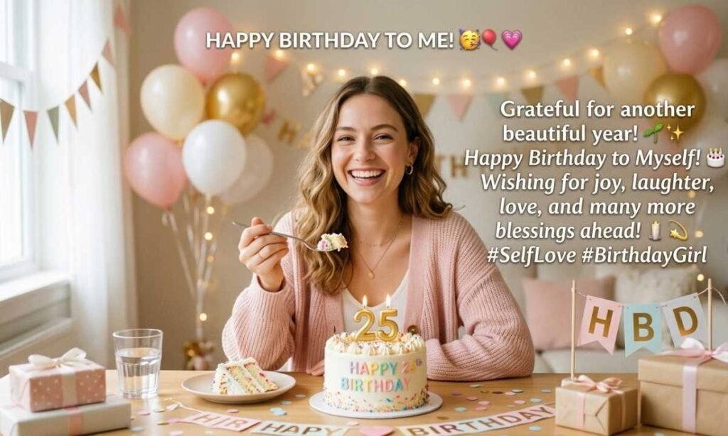 Birthday Wishes To Myself With Emojis And Captions