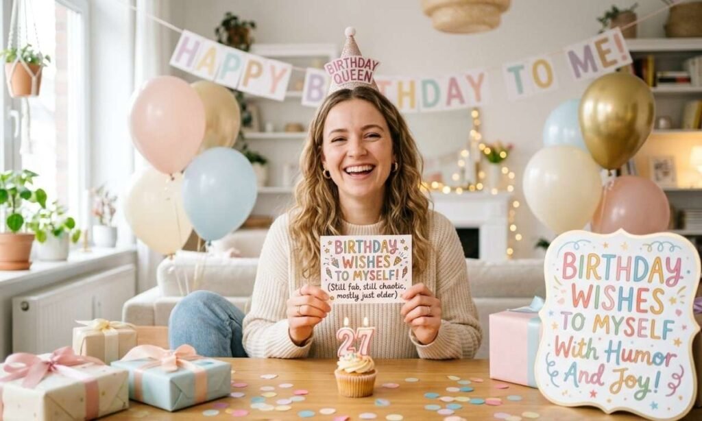 Birthday Wishes To Myself With Humor And Joy