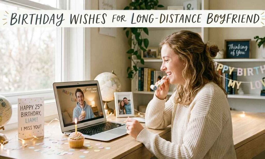 Birthday Wishes for Long-Distance Boyfriend