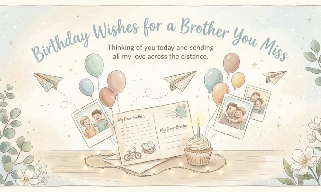 Birthday Wishes for a Brother You Miss