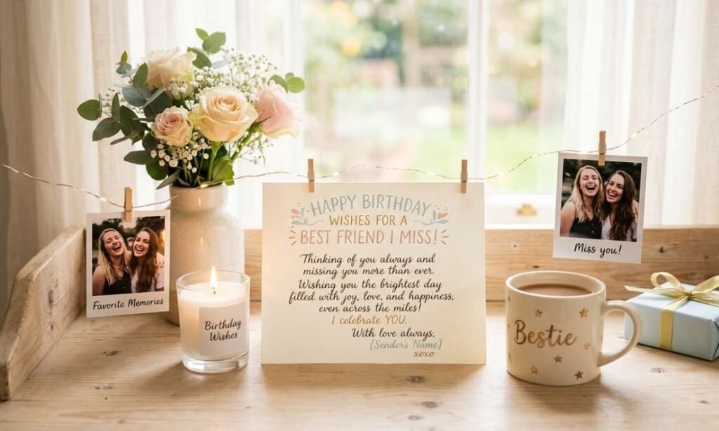 Birthday Wishes for a Best Friend You Miss