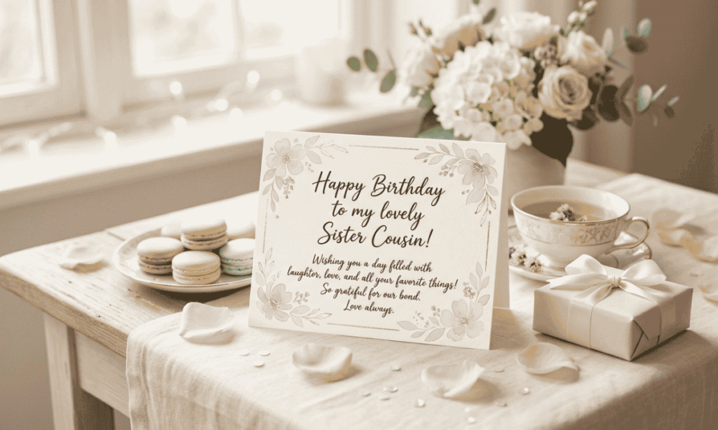 Birthday wishes for sister cousin