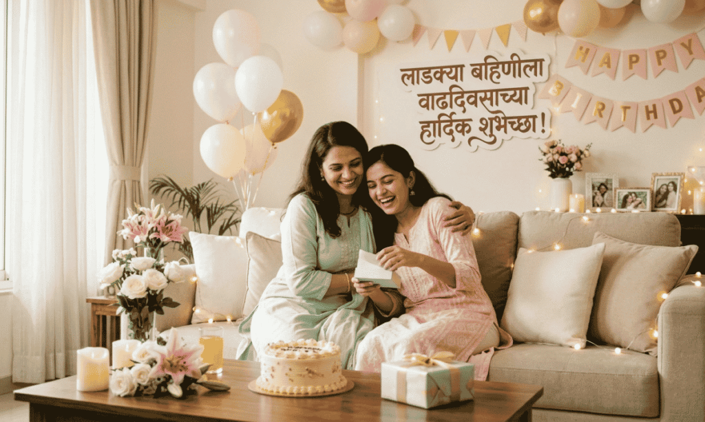 Birthday wishes for sister in marathi