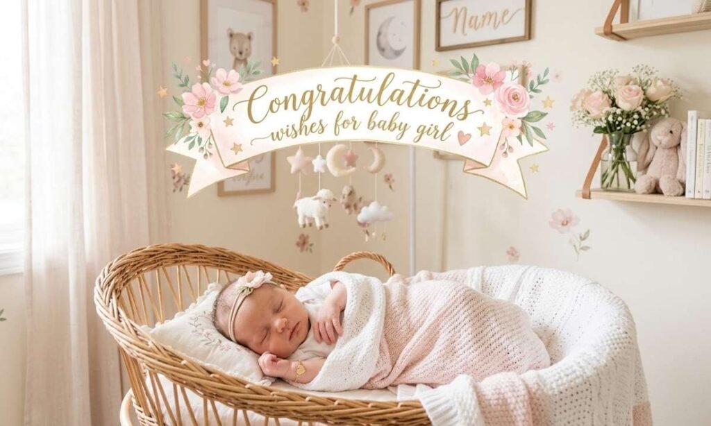 Congratulations wishes for baby girl