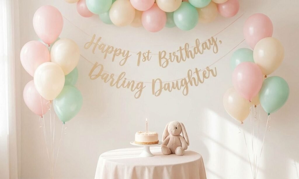 Happy 1st Birthday Wishes for Daughter