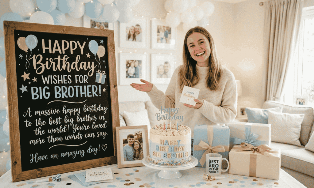 Happy Birthday Wishes For Big Brother