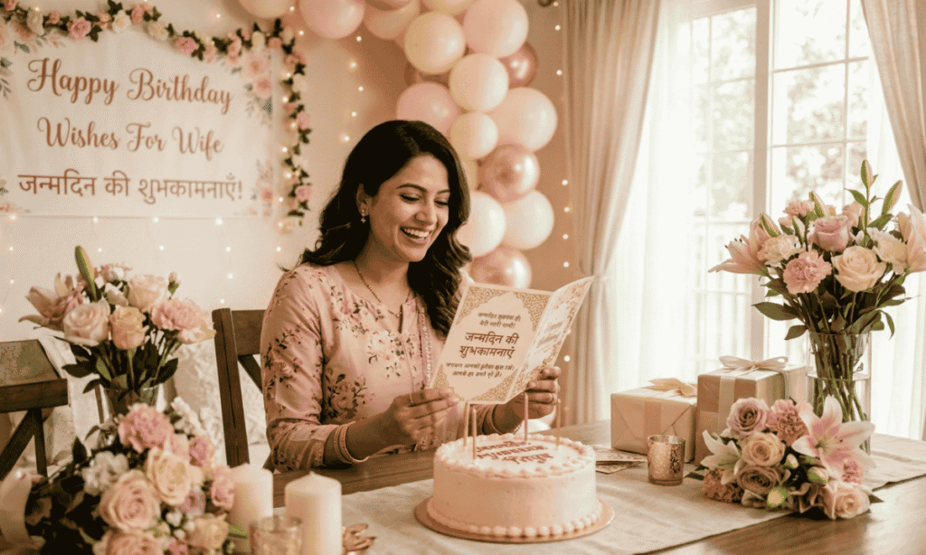 Happy Birthday Wishes For Wife In Hindi