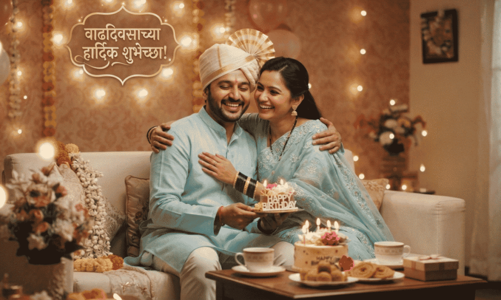 Happy Birthday Wishes for Husband in Marathi