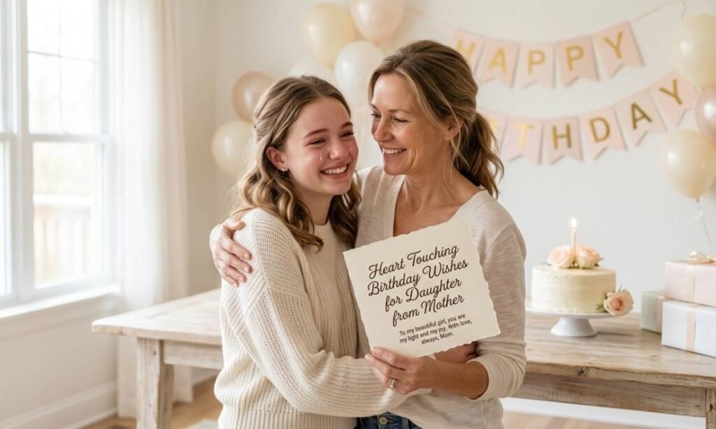 Heart Touching Birthday Wishes for Daughter from Mother