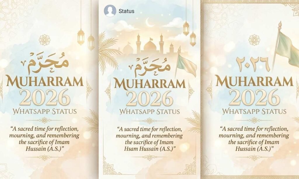 Muharram WhatsApp Status 2026