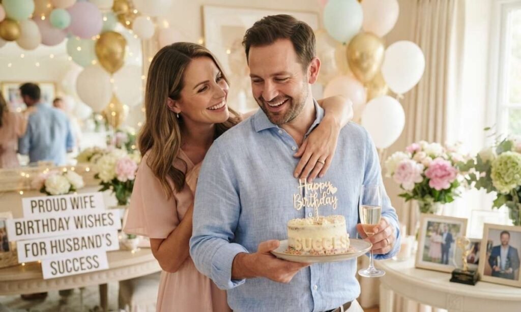 Proud Wife Birthday Wishes for Husband’s Success