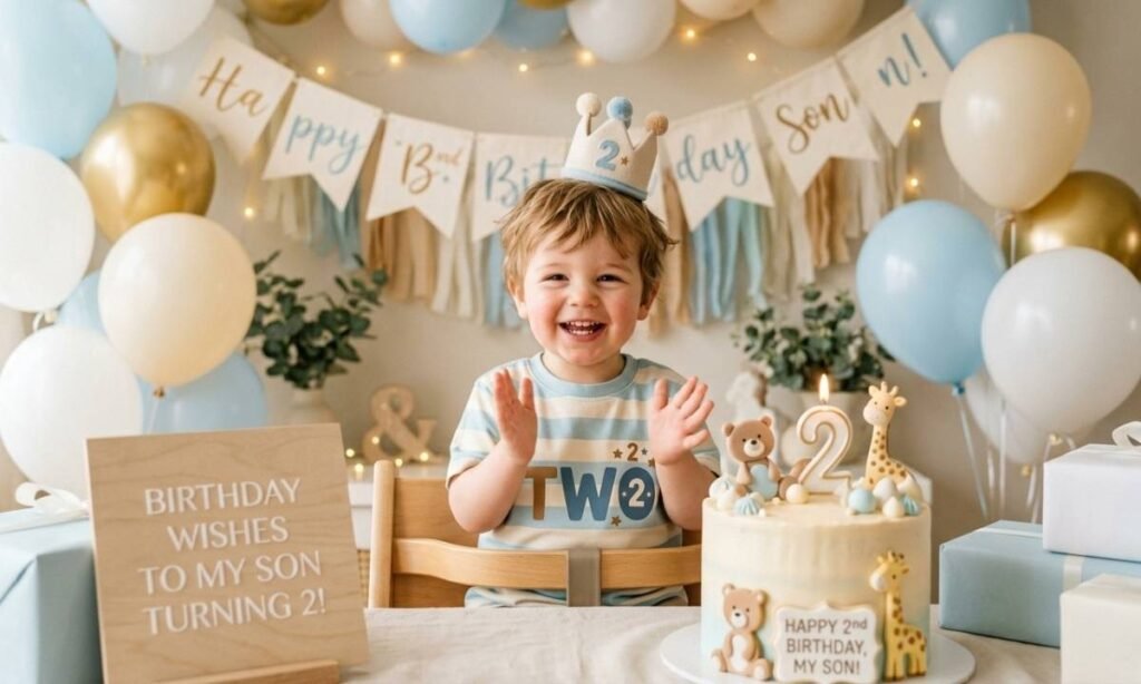 birthday wishes to my son turning 2