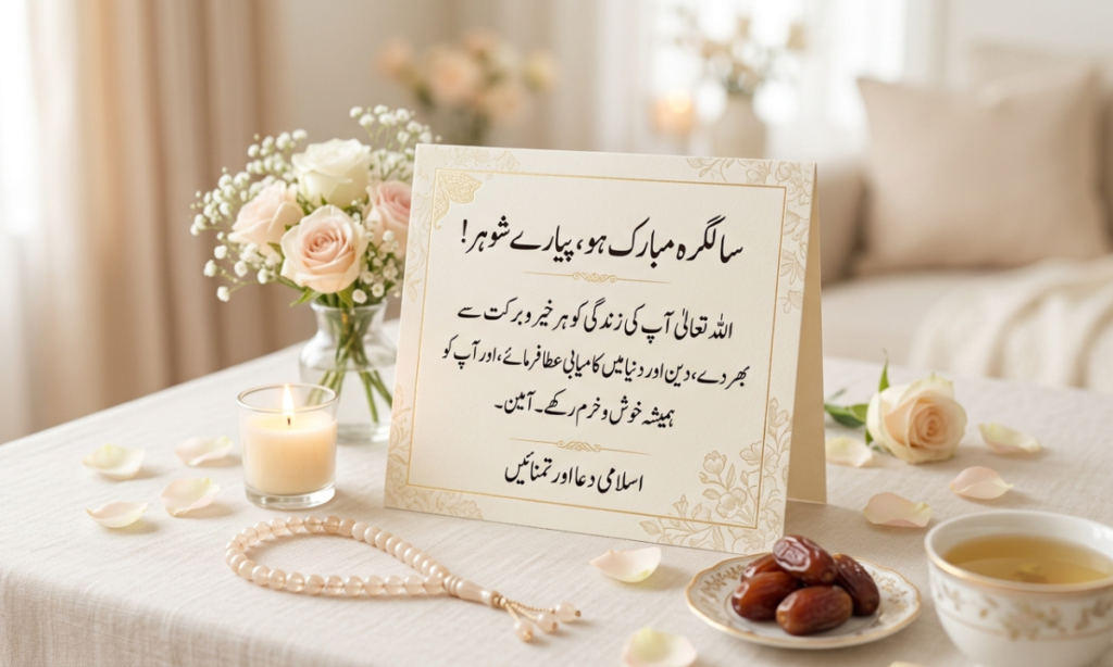 dua islamic birthday wishes for husband in urdu