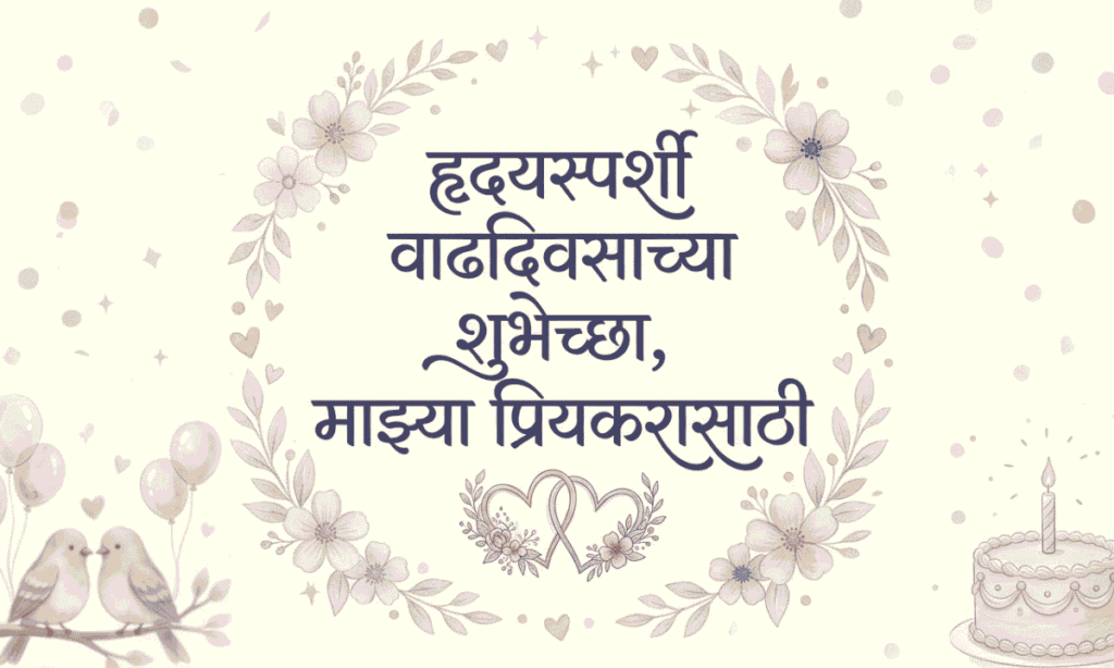 heart touching birthday wishes for lover in marathi