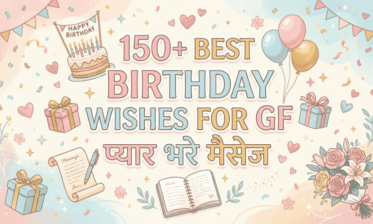 150+ Best Birthday Wishes for GF प्यार भरे मैसेज