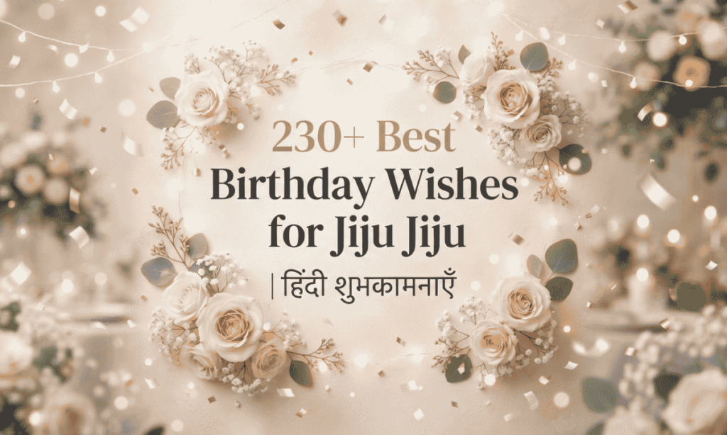 230+ Best Birthday Wishes for Jiju हिंदी शुभकामनाएँ