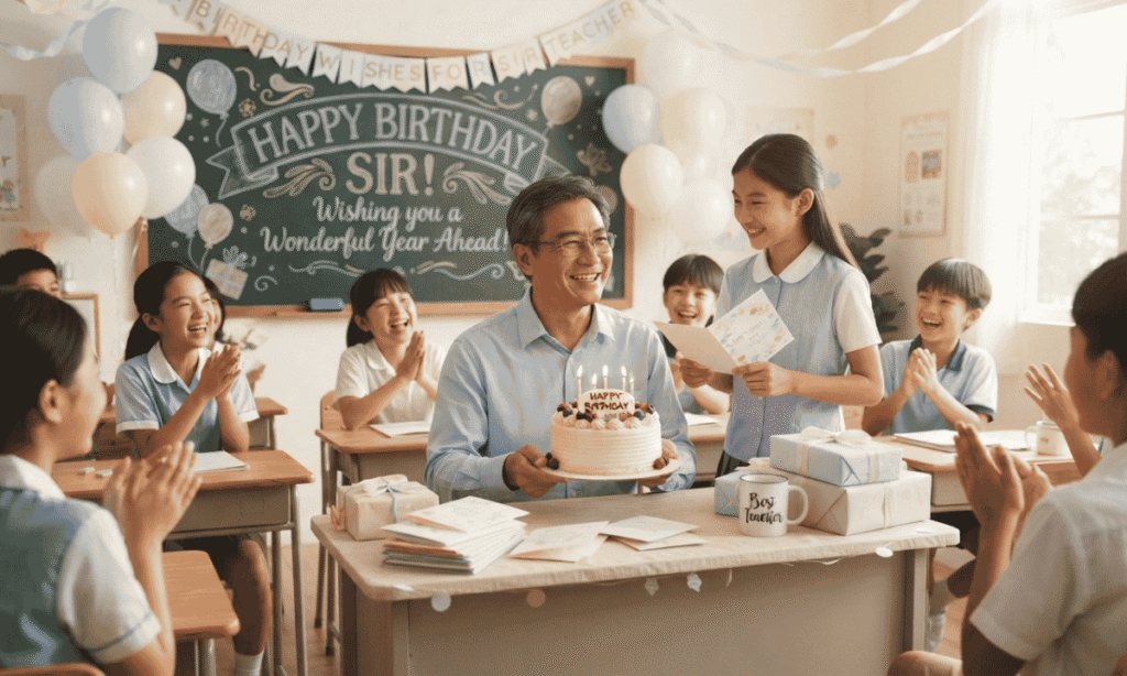 Birthday wishes for sir teacher