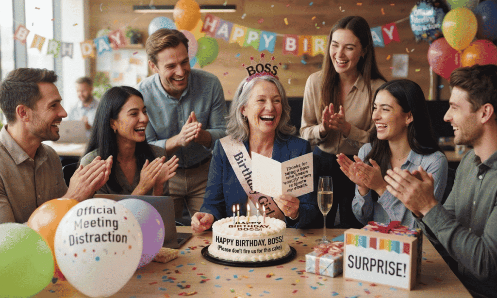 Funny birthday wishes for boss