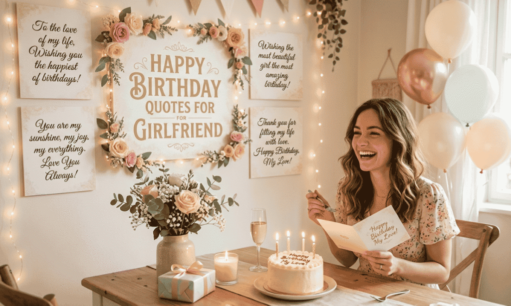 Happy Birthday Quotes for Girlfriend
