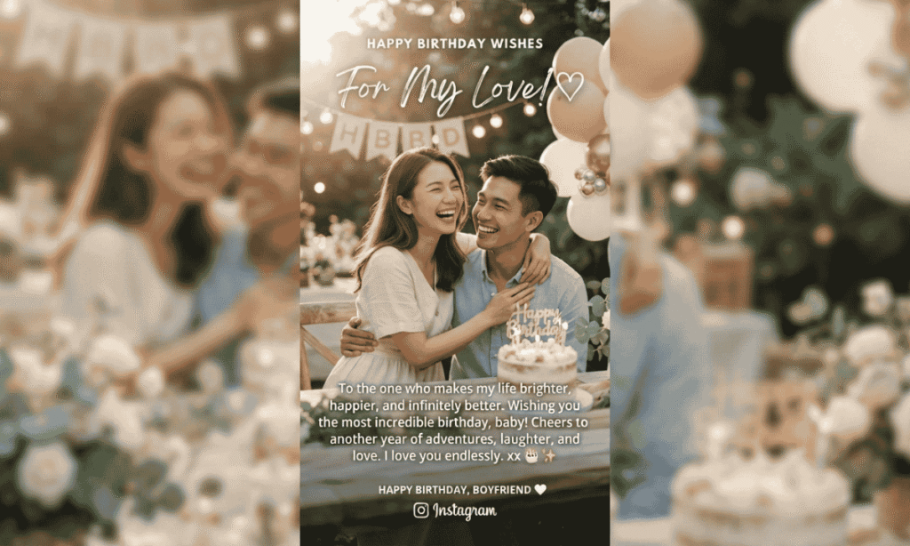 Happy Birthday Wishes For Boyfriend Instagram