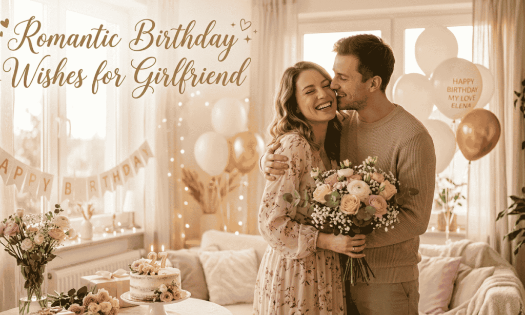 Romantic Birthday Wishes for Girlfriend